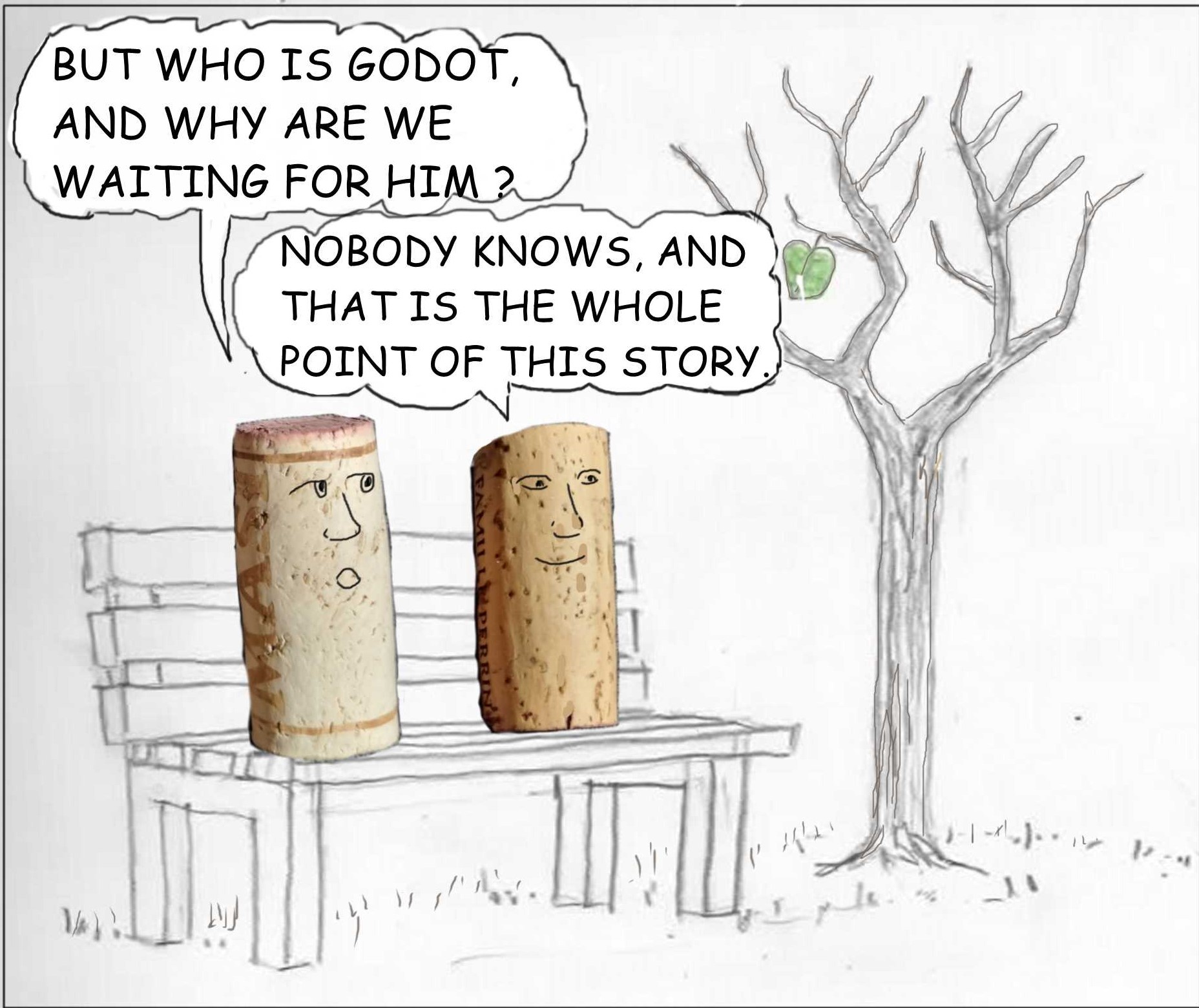 corks discussing divorce