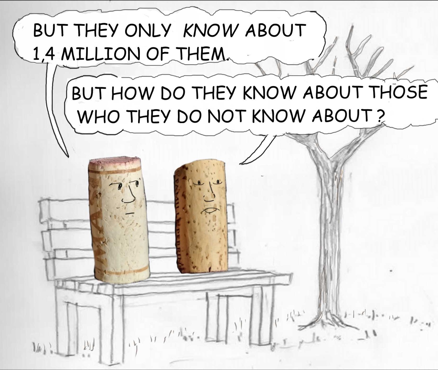 corks discussing divorce