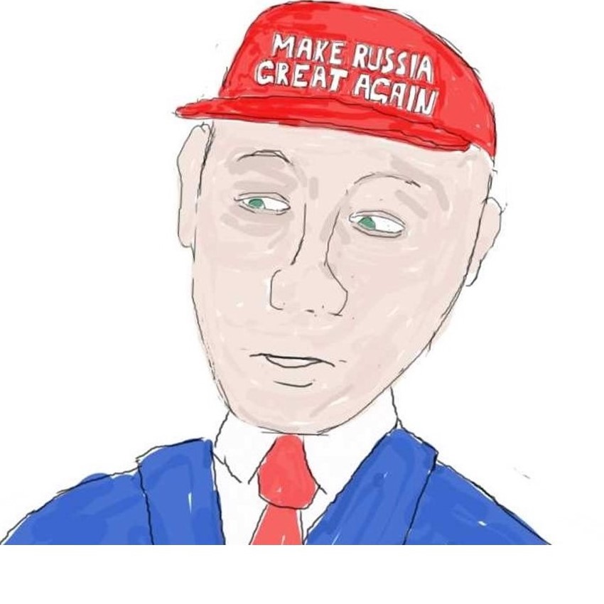 Putin med Trumplue.