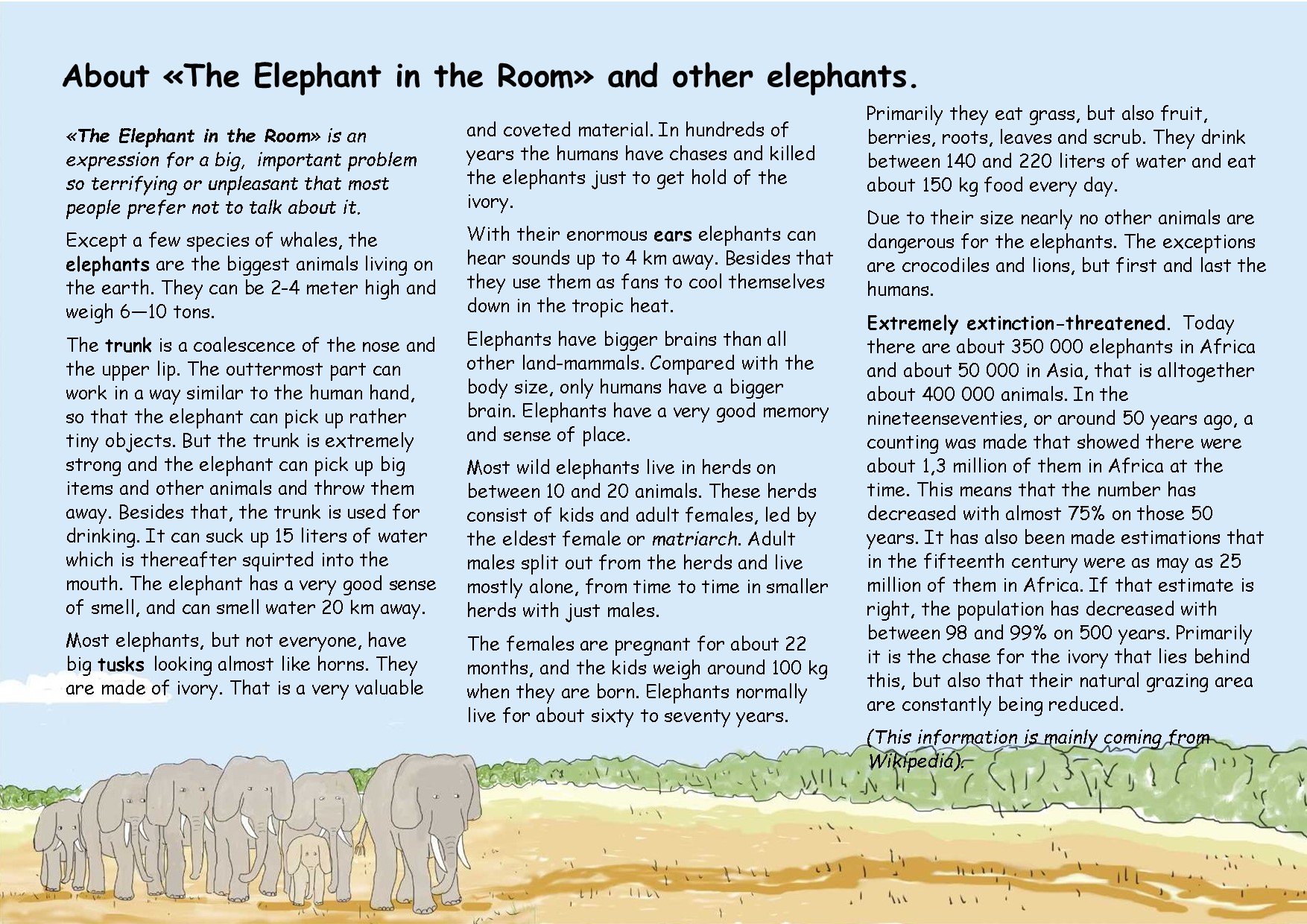 facts about elephants