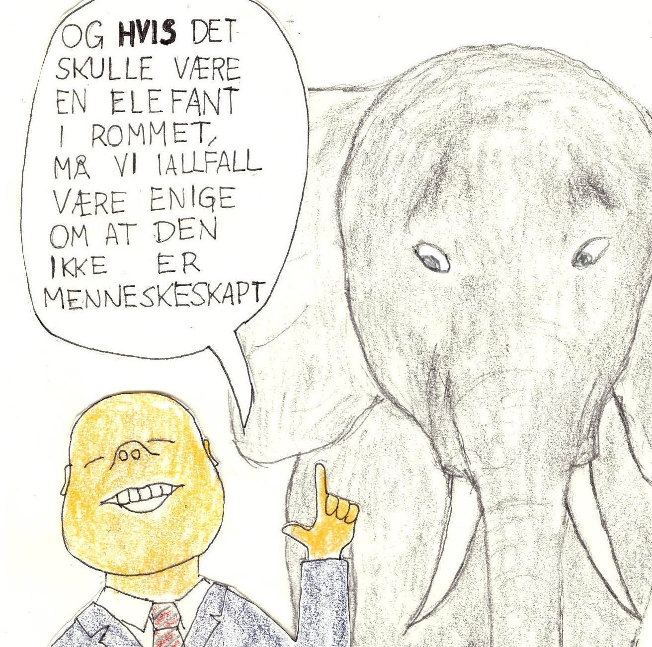 satire om Carl I Hagen